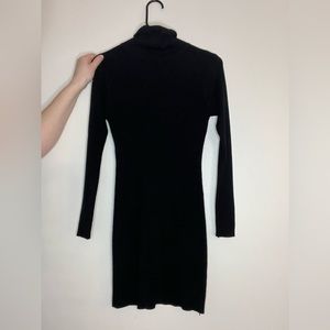 Black sweater dress